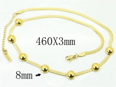 HY Wholesale Necklaces Stainless Steel 316L Jewelry Necklaces-HY59N0123OLR