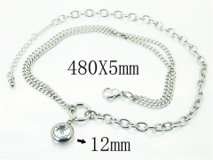 HY Wholesale Necklaces Stainless Steel 316L Jewelry Necklaces-HY59N0040NX