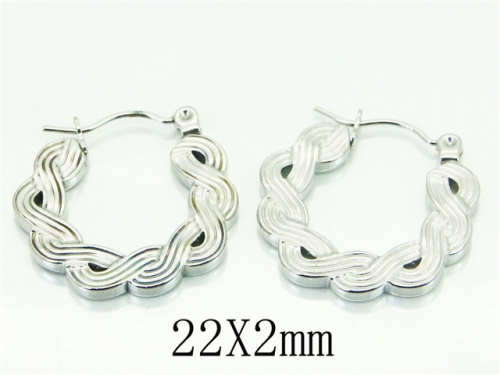 HY Wholesale Earrings 316L Stainless Steel Fashion Jewelry Earrings-HY70E0726KR