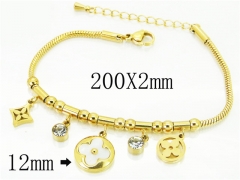 HY Wholesale Bracelets 316L Stainless Steel Jewelry Bracelets-HY32B0435HHL