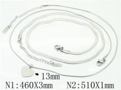 HY Wholesale Necklaces Stainless Steel 316L Jewelry Necklaces-HY59N0095OD