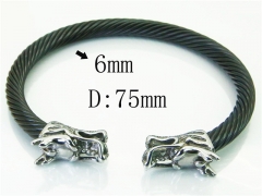 HY Wholesale Bangles Stainless Steel 316L Fashion Bangle-HY38B0752HNE