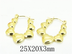 HY Wholesale Earrings 316L Stainless Steel Fashion Jewelry Earrings-HY70E0742LX