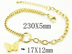 HY Wholesale Bracelets 316L Stainless Steel Jewelry Bracelets-HY59B1074NR