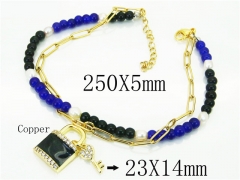 HY Wholesale Stainless Steel 316L Anklet Jewelry-HY62B0434HIQ
