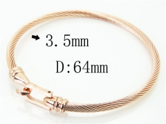 HY Wholesale Bangles Stainless Steel 316L Fashion Bangle-HY38B0693HKW