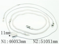 HY Wholesale Necklaces Stainless Steel 316L Jewelry Necklaces-HY59N0094OW