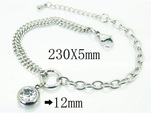 HY Wholesale Bracelets 316L Stainless Steel Jewelry Bracelets-HY59B1042MZ