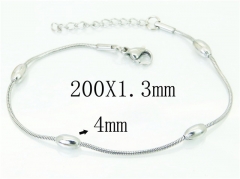 HY Wholesale Bracelets 316L Stainless Steel Jewelry Bracelets-HY25B0280OX