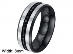 HY Wholesale Rings Jewelry 316L Stainless Steel Popular Rings-HY0099R042