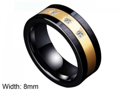 HY Wholesale Rings Jewelry 316L Stainless Steel Popular Rings-HY0099R046