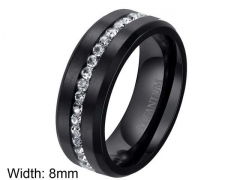 HY Wholesale Rings Jewelry 316L Stainless Steel Popular Rings-HY0099R044