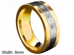 HY Wholesale Rings Jewelry 316L Stainless Steel Popular Rings-HY0099R045