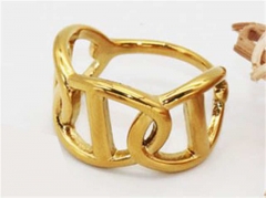 HY Wholesale Rings Jewelry 316L Stainless Steel Popular Rings-HY0098R017
