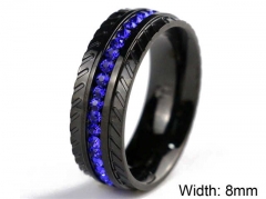 HY Wholesale Rings Jewelry 316L Stainless Steel Popular Rings-HY0099R041