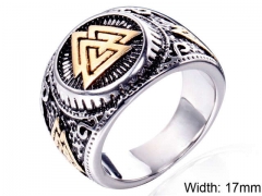 HY Wholesale Rings Jewelry 316L Stainless Steel Popular Rings-HY004R467