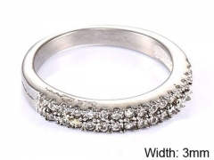 HY Wholesale Rings Jewelry 316L Stainless Steel Popular Rings-HY002R310