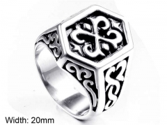 HY Wholesale Rings Jewelry 316L Stainless Steel Popular Rings-HY004R267