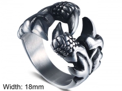 HY Wholesale Rings Jewelry 316L Stainless Steel Popular Rings-HY002R309