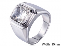 HY Wholesale Rings Jewelry 316L Stainless Steel Popular Rings-HY004R107