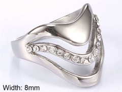 HY Wholesale Rings Jewelry 316L Stainless Steel Popular Rings-HY002R190