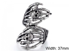 HY Wholesale Rings Jewelry 316L Stainless Steel Popular Rings-HY002R133
