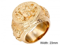 HY Wholesale Rings Jewelry 316L Stainless Steel Popular Rings-HY004R152