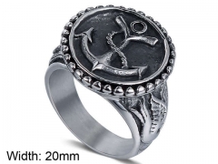 HY Wholesale Rings Jewelry 316L Stainless Steel Popular Rings-HY002R306