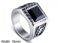 HY Wholesale Rings Jewelry 316L Stainless Steel Popular Rings-HY002R261