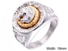 HY Wholesale Rings Jewelry 316L Stainless Steel Popular Rings-HY004R497