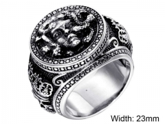 HY Wholesale Rings Jewelry 316L Stainless Steel Popular Rings-HY004R151