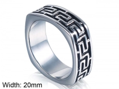 HY Wholesale Rings Jewelry 316L Stainless Steel Popular Rings-HY002R308