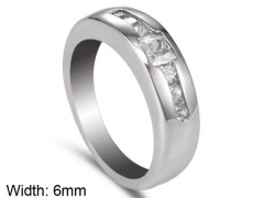 HY Wholesale Rings Jewelry 316L Stainless Steel Popular Rings-HY002R205