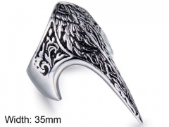 HY Wholesale Rings Jewelry 316L Stainless Steel Popular Rings-HY002R112