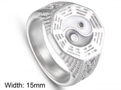 HY Wholesale Rings Jewelry 316L Stainless Steel Popular Rings-HY002R116