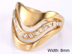 HY Wholesale Rings Jewelry 316L Stainless Steel Popular Rings-HY002R191