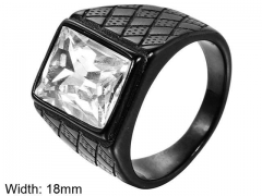 HY Wholesale Rings Jewelry 316L Stainless Steel Popular Rings-HY004R338
