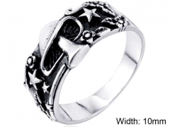 HY Wholesale Rings Jewelry 316L Stainless Steel Popular Rings-HY004R244