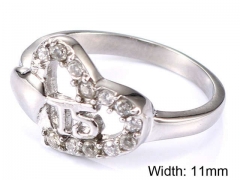 HY Wholesale Rings Jewelry 316L Stainless Steel Popular Rings-HY002R196