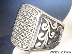 HY Wholesale Rings Jewelry 316L Stainless Steel Popular Rings-HY004R344