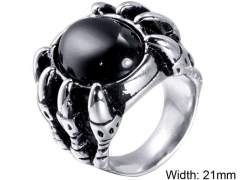 HY Wholesale Rings Jewelry 316L Stainless Steel Popular Rings-HY004R601
