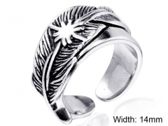 HY Wholesale Rings Jewelry 316L Stainless Steel Popular Rings-HY004R433