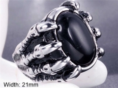 HY Wholesale Rings Jewelry 316L Stainless Steel Popular Rings-HY004R602