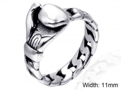 HY Wholesale Rings Jewelry 316L Stainless Steel Popular Rings-HY004R459