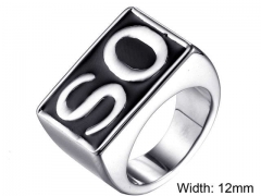 HY Wholesale Rings Jewelry 316L Stainless Steel Popular Rings-HY004R122