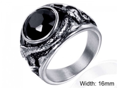 HY Wholesale Rings Jewelry 316L Stainless Steel Popular Rings-HY004R744