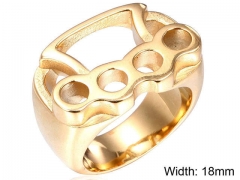 HY Wholesale Rings Jewelry 316L Stainless Steel Popular Rings-HY004R653