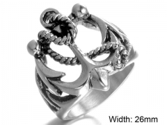 HY Wholesale Rings Jewelry 316L Stainless Steel Popular Rings-HY004R721