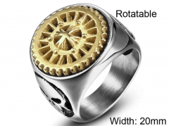 HY Wholesale Rings Jewelry 316L Stainless Steel Popular Rings-HY002R236