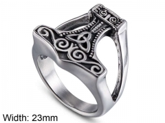 HY Wholesale Rings Jewelry 316L Stainless Steel Popular Rings-HY002R137